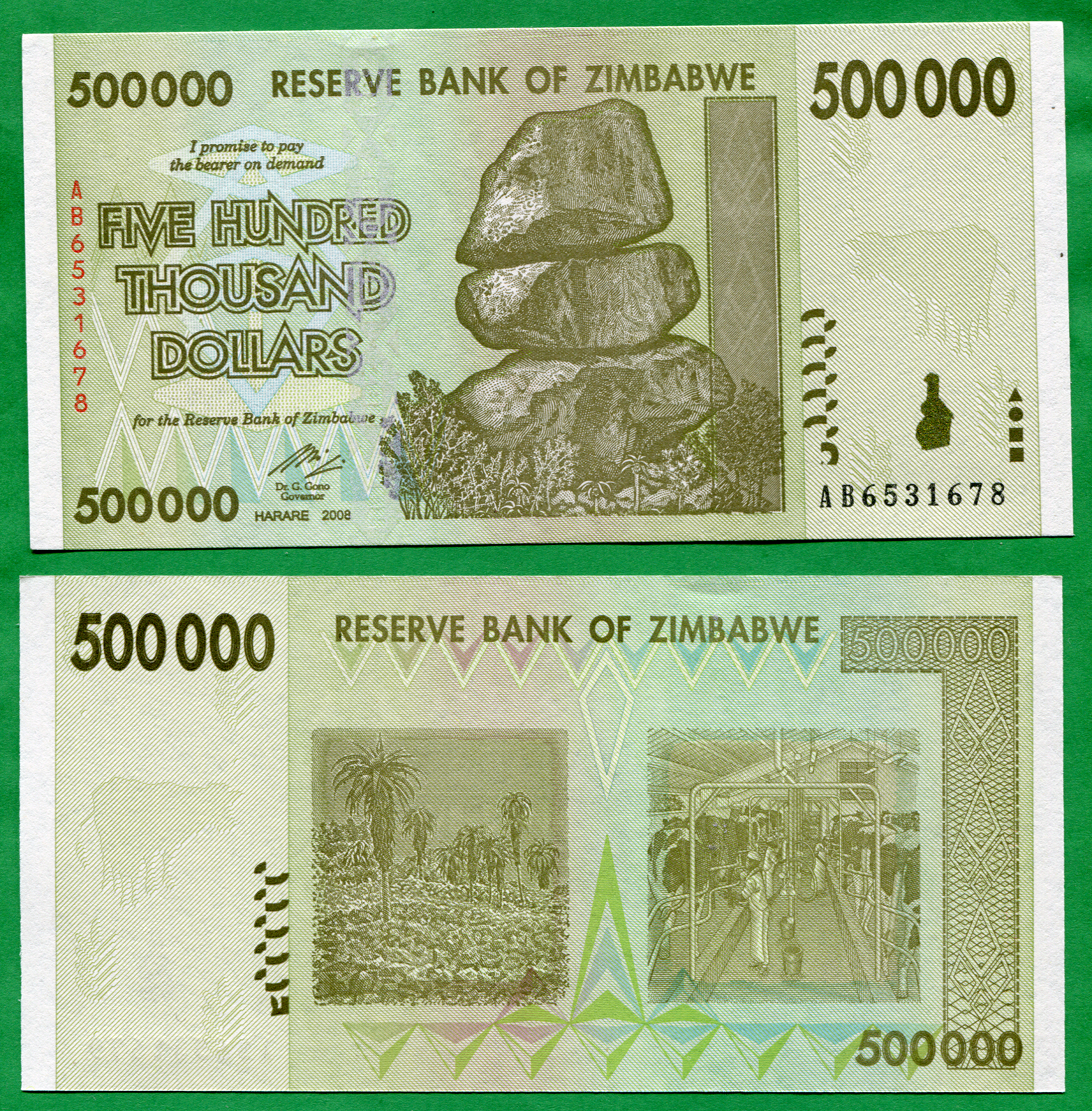 500.000 dólares